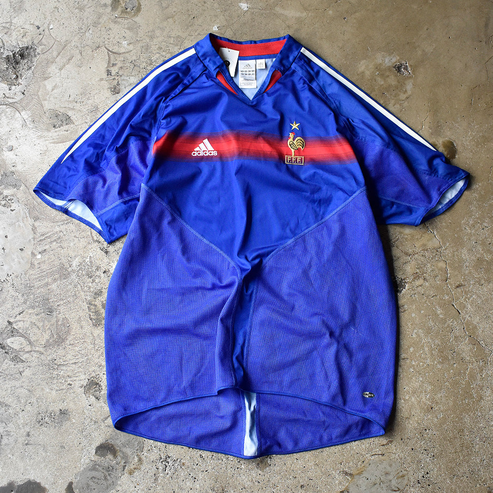 Y2K adidas F.F.F. France フットボールシャツ 240720H