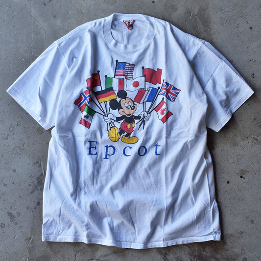 90's　Disney/ディズニー ”EPCOT” Tシャツ　USA製　230719
