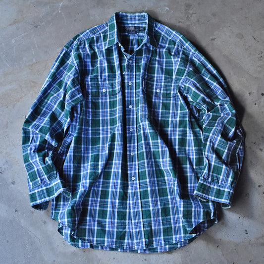 90's Ralph Lauren/ラルフ ローレン “WHITFIELD” チェック ワークシャツ 230829
