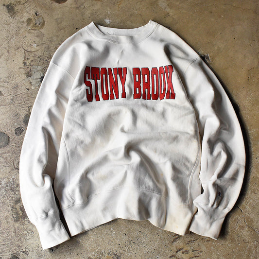 80's Champion "STONY BROOK" RWスウェット USA製 240218H