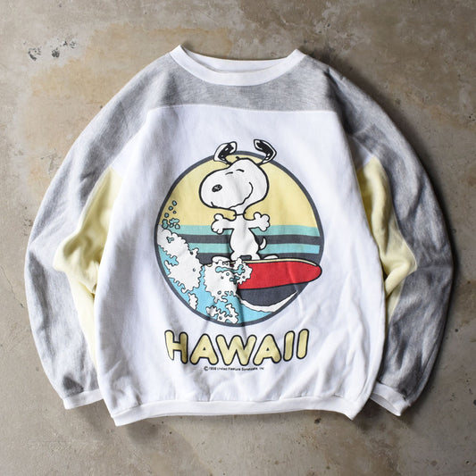 90’s PEANUTS “SNOOPY” キャラクター スウェット 250930H