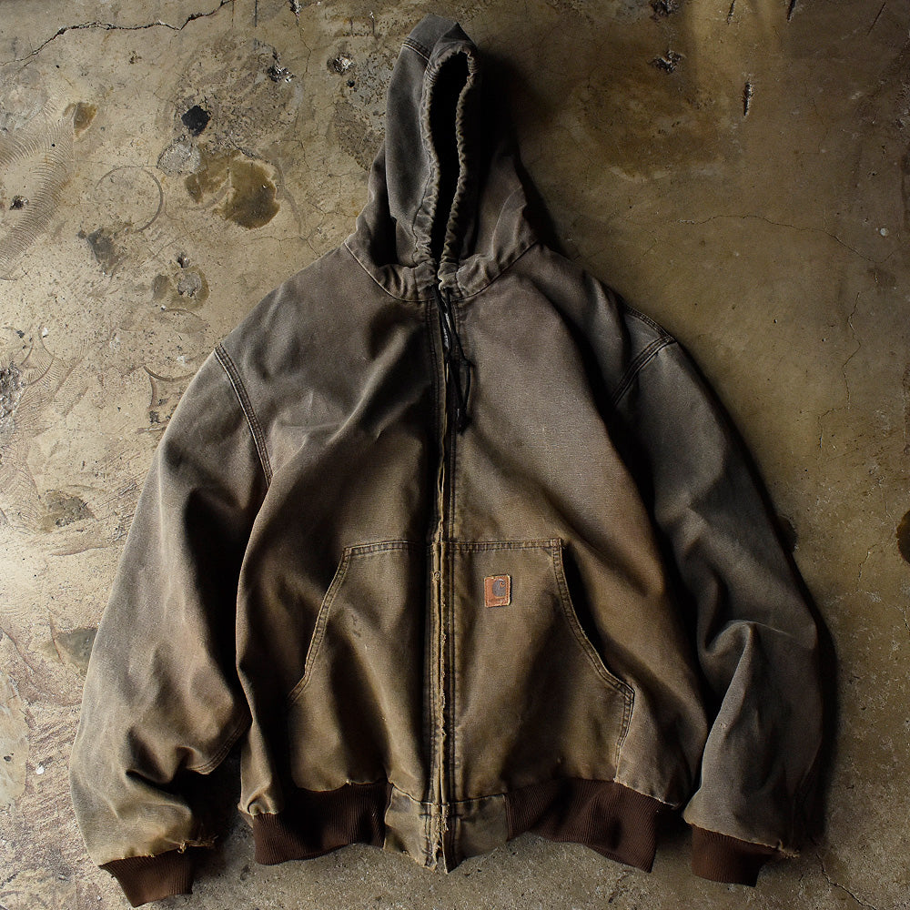 Y2K ダメージ！ Carhartt アクティブパーカー メッシュライナー 230921H