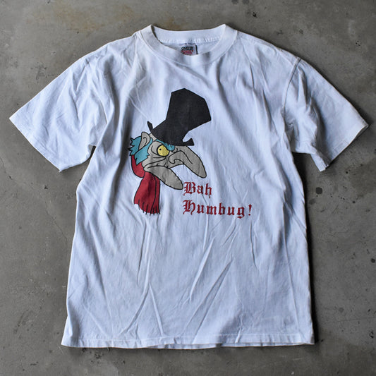 90’s “A Chrisymas Carol / Bah Humbug” キャラ Tシャツ USA製 240628