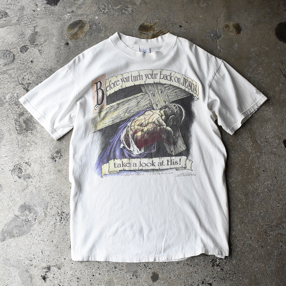 90's Living Epistles “JESUS” Tシャツ USA製 250714H