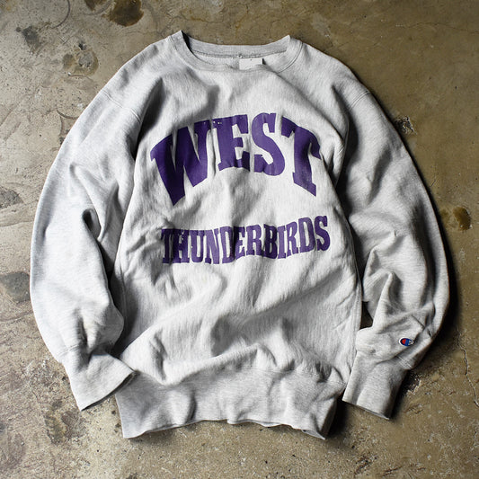 90's Champion “WEST THUNDERBIRDS” リバースウィーブ スウェット 241216H