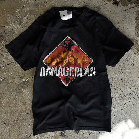 Y2K DAMAGEPLAN "New Found Power" メタル ロック Tシャツ 230822H