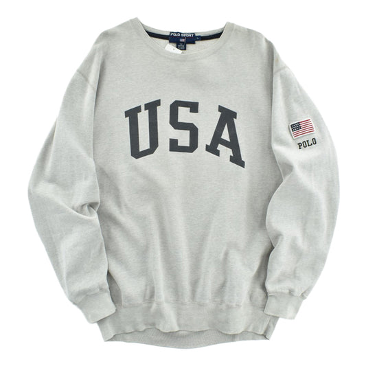 90's POLO SPORT USA ロゴスウェット 260324H