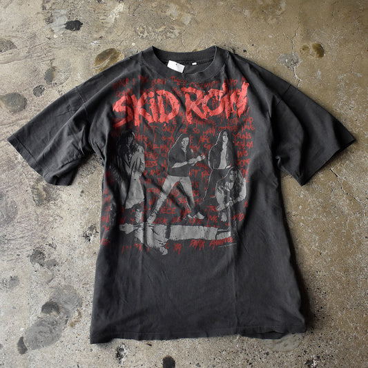 90's SKID ROW "I SURVIVED SKID ROW LIVE" ロック Tシャツ 250724H