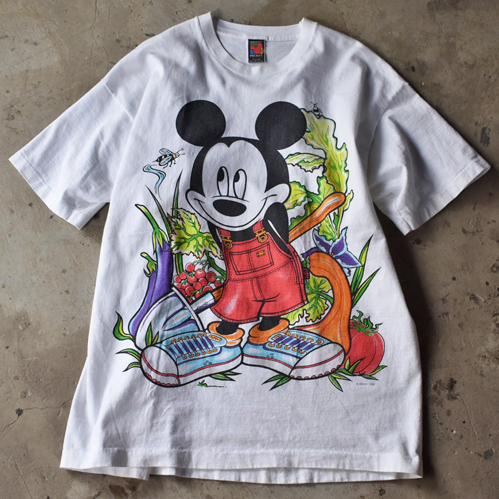 90s Disney ディズニー テストプリント Tシャツ-