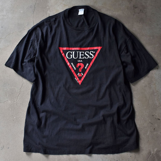90's GUESS ロゴ Tシャツ USA製 240424