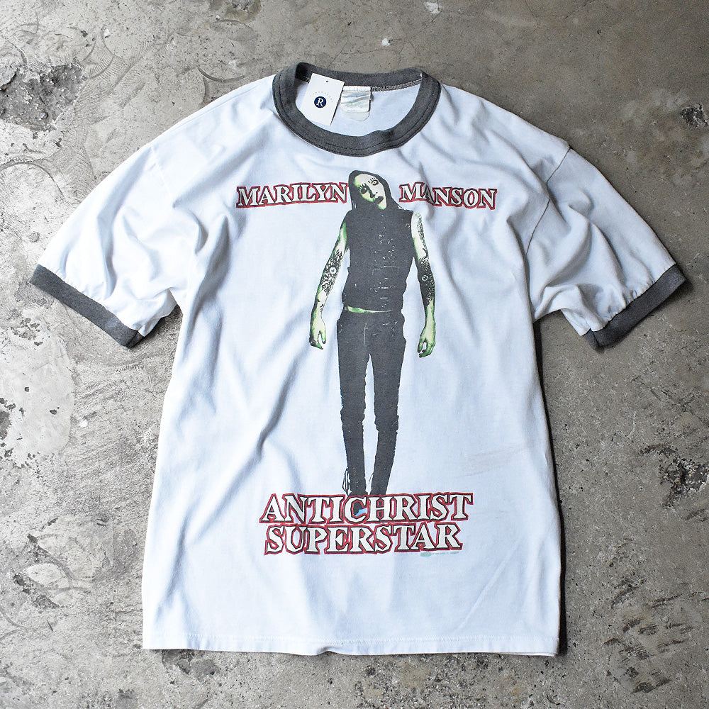 90's Marilyn Manson “ANTICHRIST SUPERSTAR” リンガーTシャツ 240602H