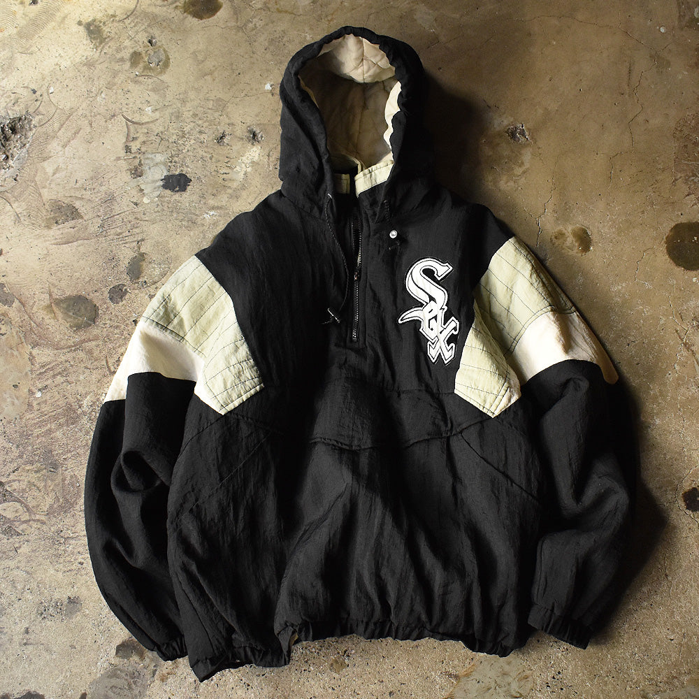 StarPlayer シカゴ・ホワイトソックス パフジャケット 1990年 ブラック ホワイト ヴィンテージ