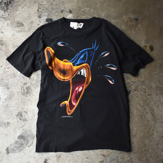 90's Looney Tunes "ダフィー・ダック" 海外アニメ キャラ Tシャツ 230704H