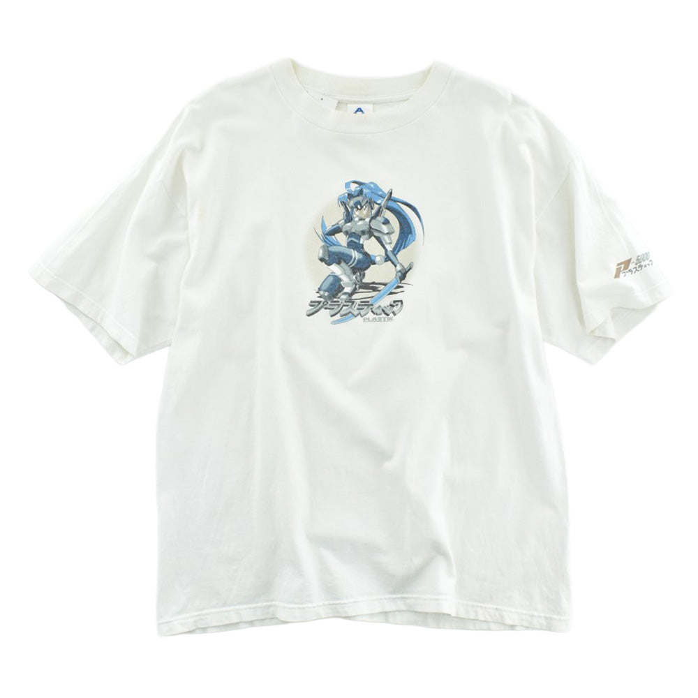 90's PLASTIK "Anime Girl" アートTシャツ 260320H
