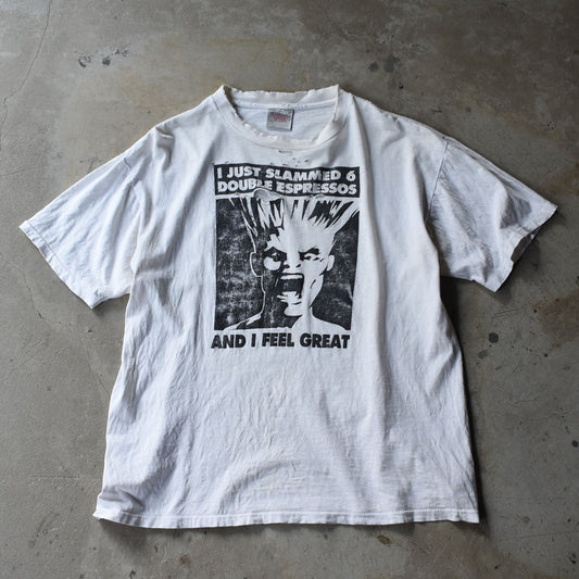 90's The Screamers “I Just Slammed 6 Double Espressos And I Feel Great” Tシャツ 250901H