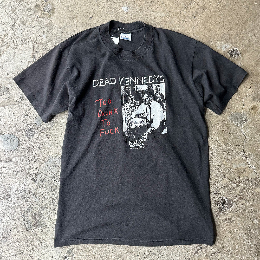 80's Dead Kennedys “Too Drunk To Fuck” Tシャツ 240309HSG1