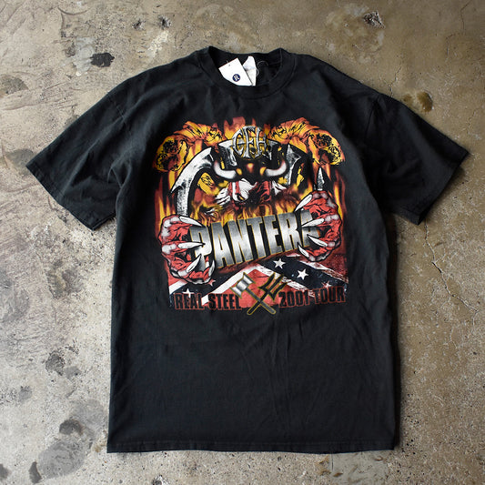 Y2K Pantera “REAL STEEL TOUR 2001” Tシャツ 250624H