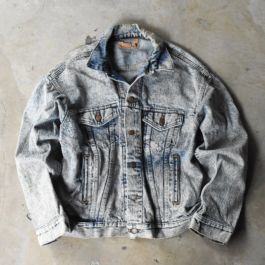 90’s Levi's 70507-0510 ケミカルウォッシュ デニムジャケット USA製 250603