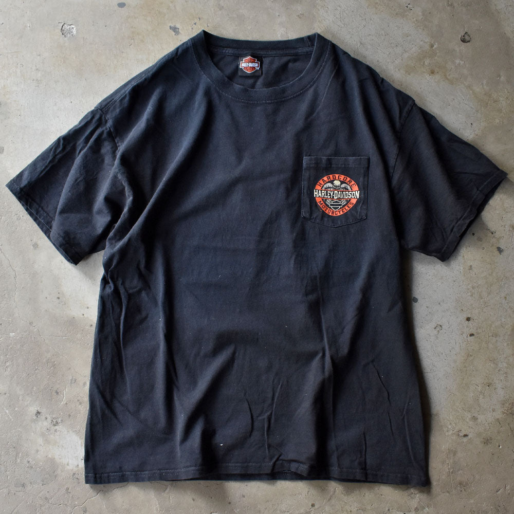 Y2K Harley-Davidson 両面プリント Tシャツ 240522