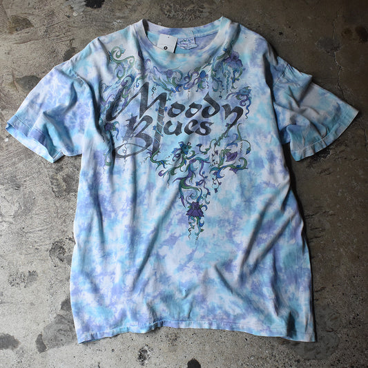 90's The Moody Blues / LIQUID BLUE タイダイ ロック Tシャツ 230531H