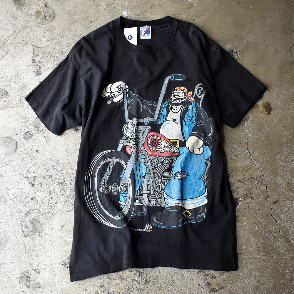 ポパイ ブルータス バイク Tシャツ 1993年 USA製 ヴィンテージ