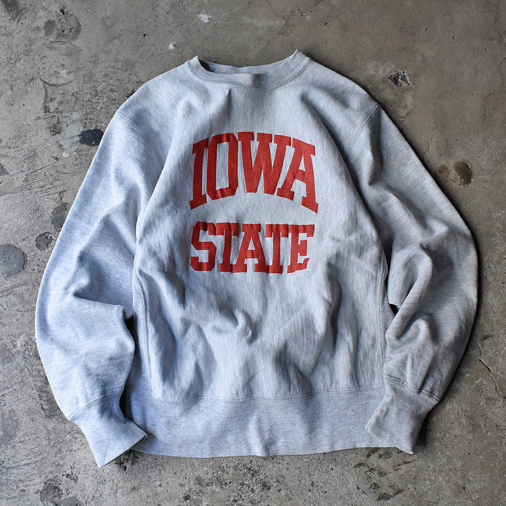 チャンピオン リバースウィーブ IOWA STATE スウェット 90年代 グレー USA製 ヴィンテージ