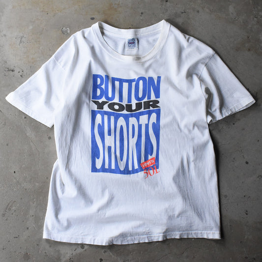 90’s Levi's “BUTTON YOUR SHORTS” Tシャツ USA製 250510