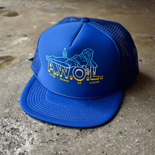 90’'s “AFTER WOMEN OR LIQUOR“ メッシュ キャップ デッドストック 250816H