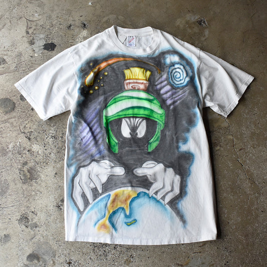 90's Looney Tunes “Marvin the Martian” エアブラシTシャツ USA製 250616H