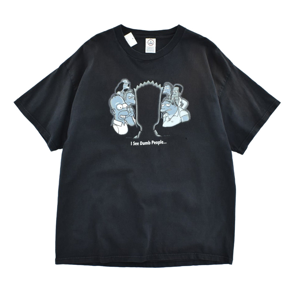 Y2K The Simpsons “I See Dumb People” パロディTシャツ 260424H