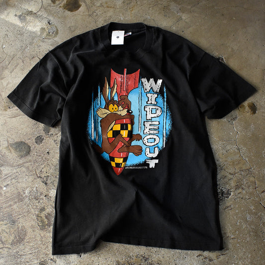 90's Looney Tunes "Wile E. Coyote" 海外アニメ キャラ Tシャツ USA製 230825H