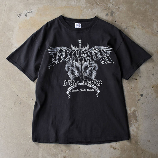 Y2K “STURGIS BIKE RALLY” 両面プリント バイクTシャツ 250427