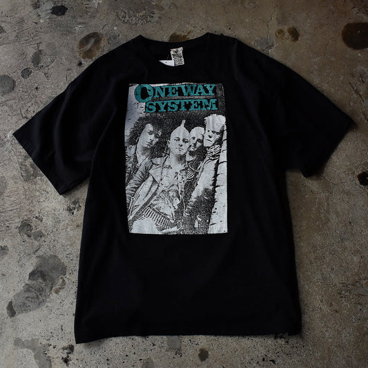 90's デッドストック! ONE WAY SYSTEM "Cum On Feel The Noize" ロック Tシャツ 230802H