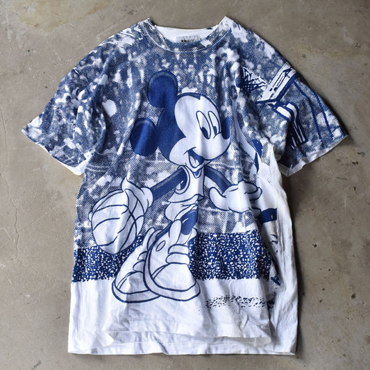 90’s Disney “Mickey” AOP! Tシャツ USA製 230924