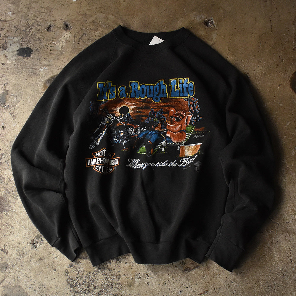 90's Harley Davidson "Pig" スウェット USA製 230303H