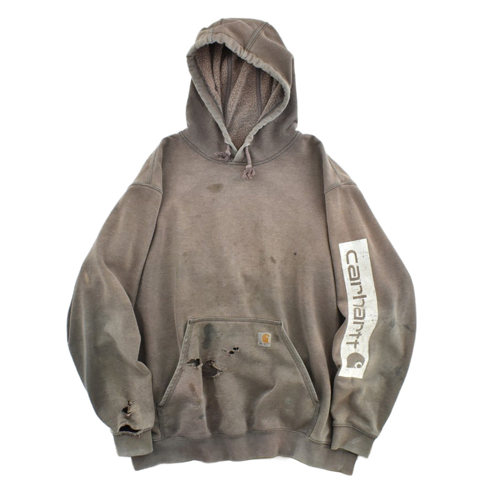 Carhartt 鬼フェード&ボロ プルオーバーパーカー 261006H