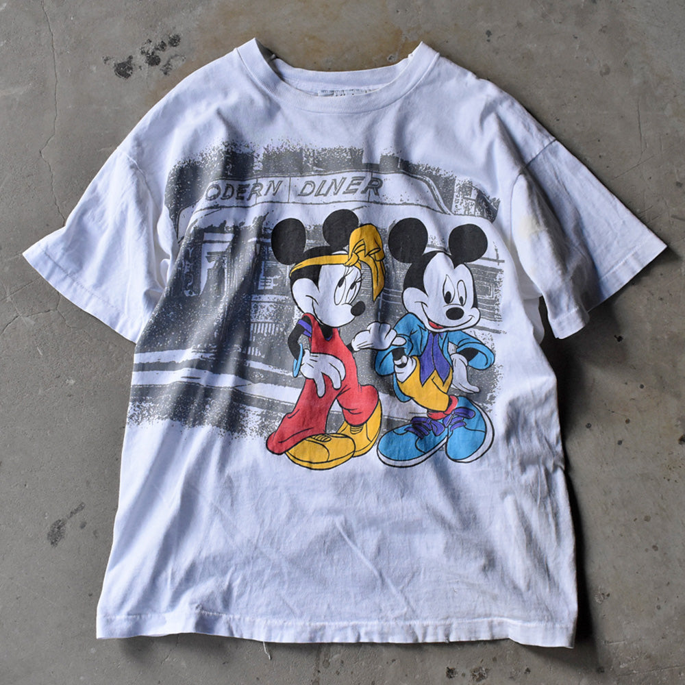 90’s Disney “Mickey & Minnie” Tシャツ USA製 231016