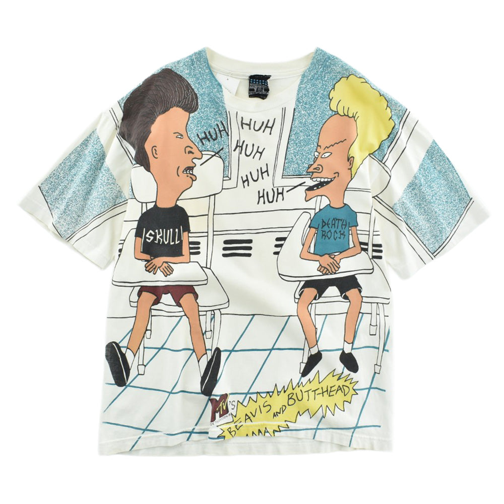 90's MTV "Beavis and Butt-Head" AOP Tシャツ 260317H