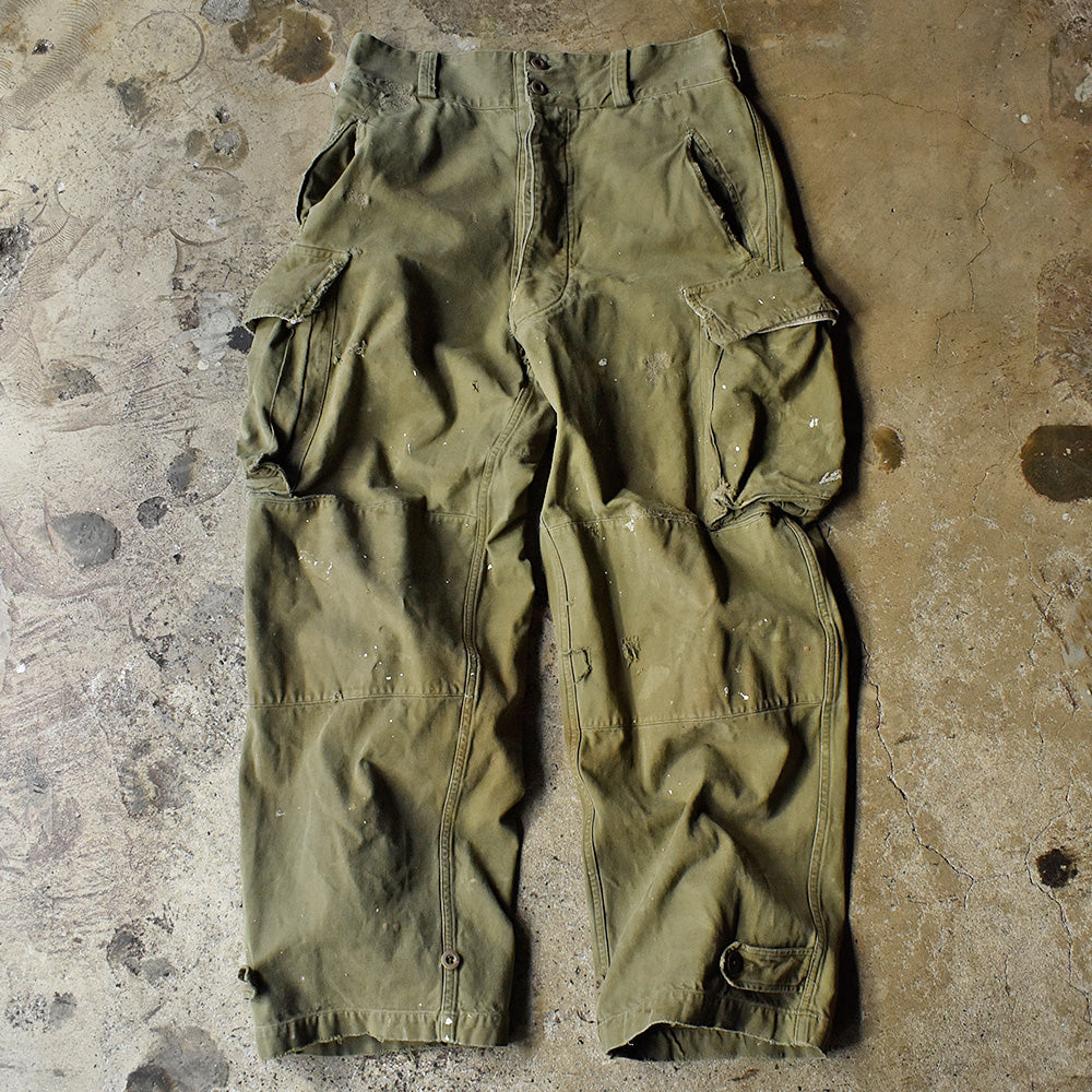 フランス軍 M-47 フィールドパンツ 前期型 コットンツイル 1940年〜 ヴィンテージ