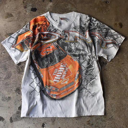 Y2K CHASE authentics "Tony STEWART #20" AOP! レーシング Tシャツ 230525H