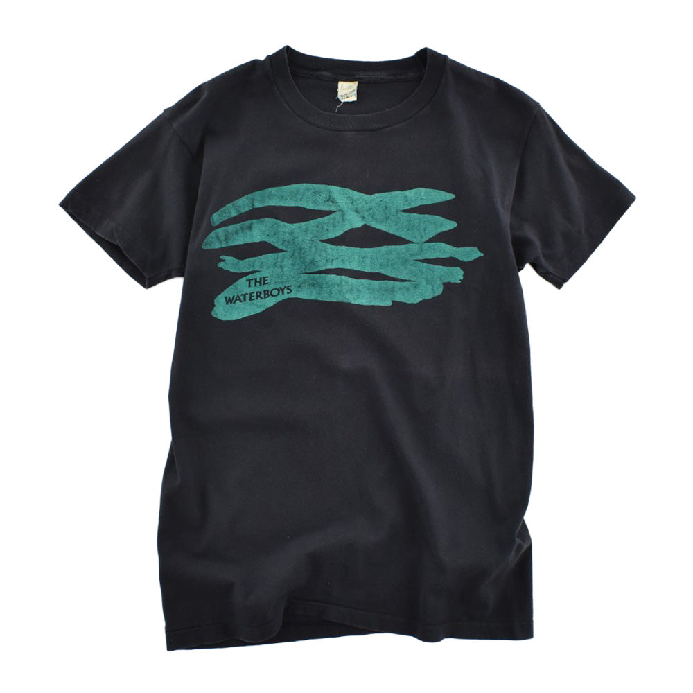 80's THE WATERBOYS "Wave Logo" ポストパンク ロックTシャツ 260904H