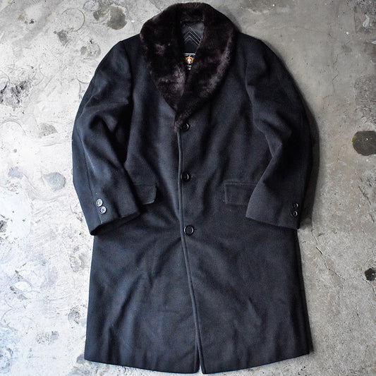 50's~ cortefiel ギャングコート ブラック! 240106