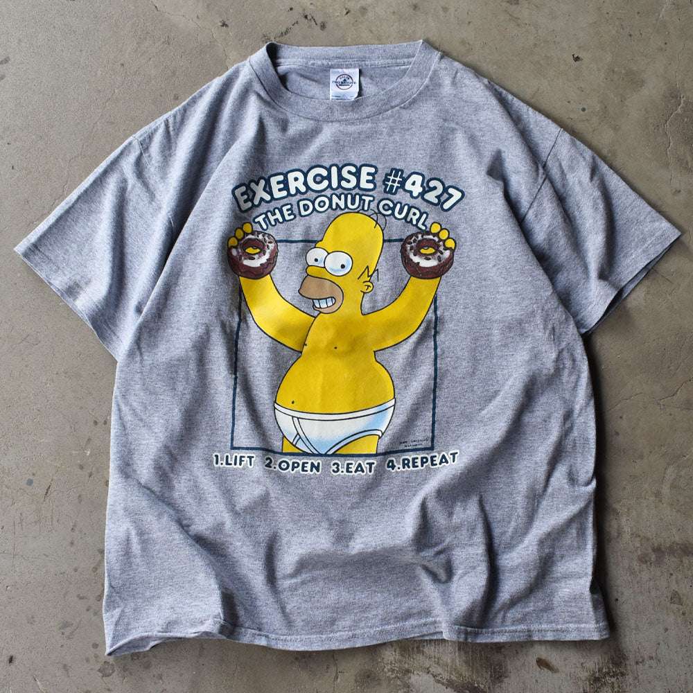 90’s　The Simpsons/ザ・シンプソンズ “EXERCISE ＃427” Tシャツ　230621
