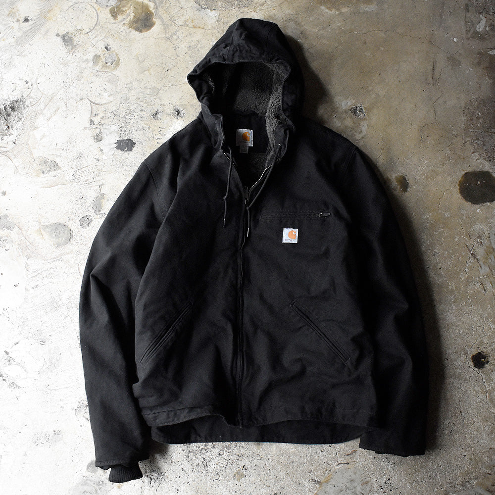 Carhartt フード付き ダック ジャケット ボアライナー 241020H