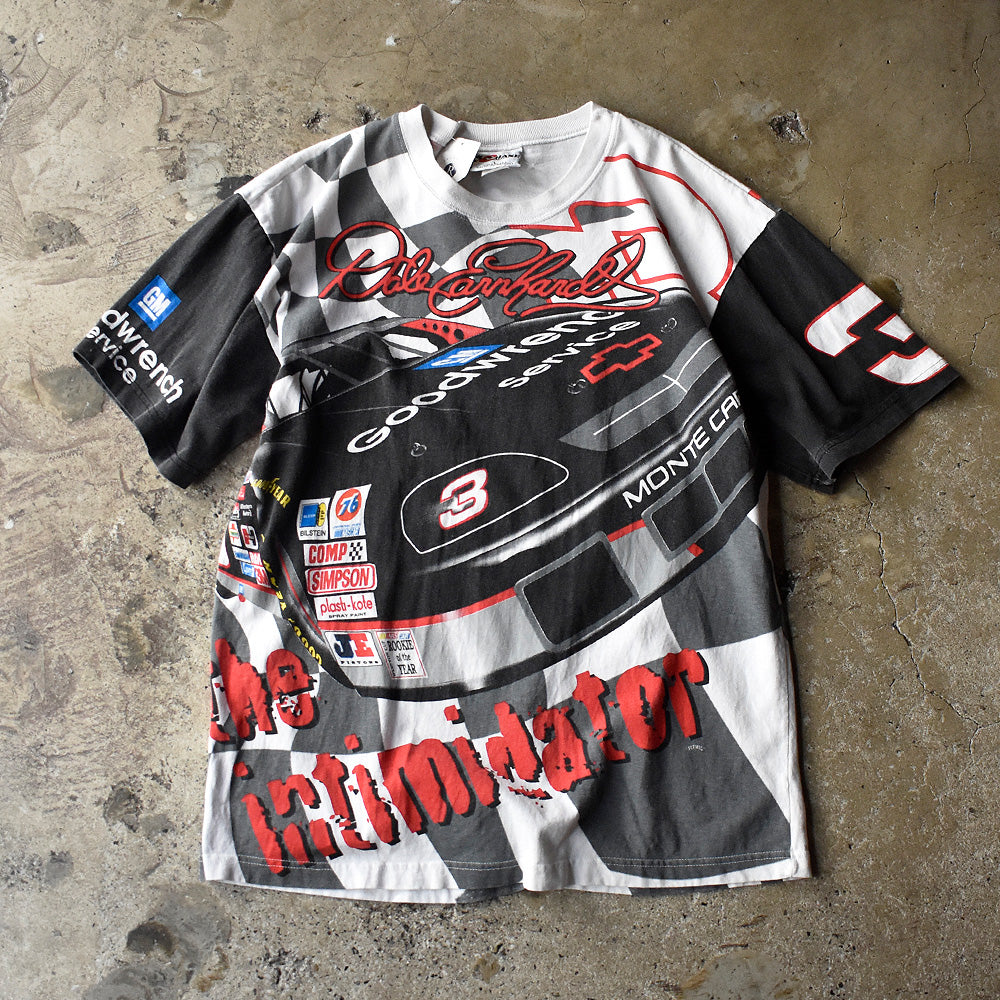 デイル・アーンハート #3 AOP NASCAR レーシングTシャツ 2000年代初頭 USA製 古着