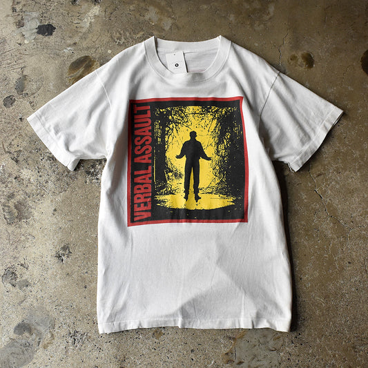 80's Verbal Assault “Trial“ 1987-1988 North American Tour ロック Tシャツ 250708H