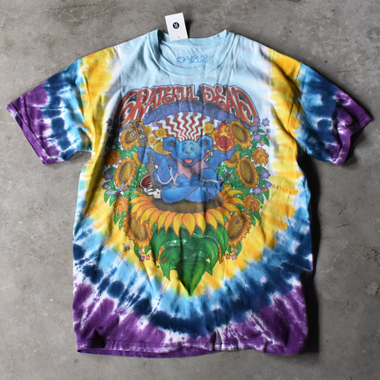 Y2K LIQUID BLUE Grateful Dead デッドベア! タイダイTシャツ 241105