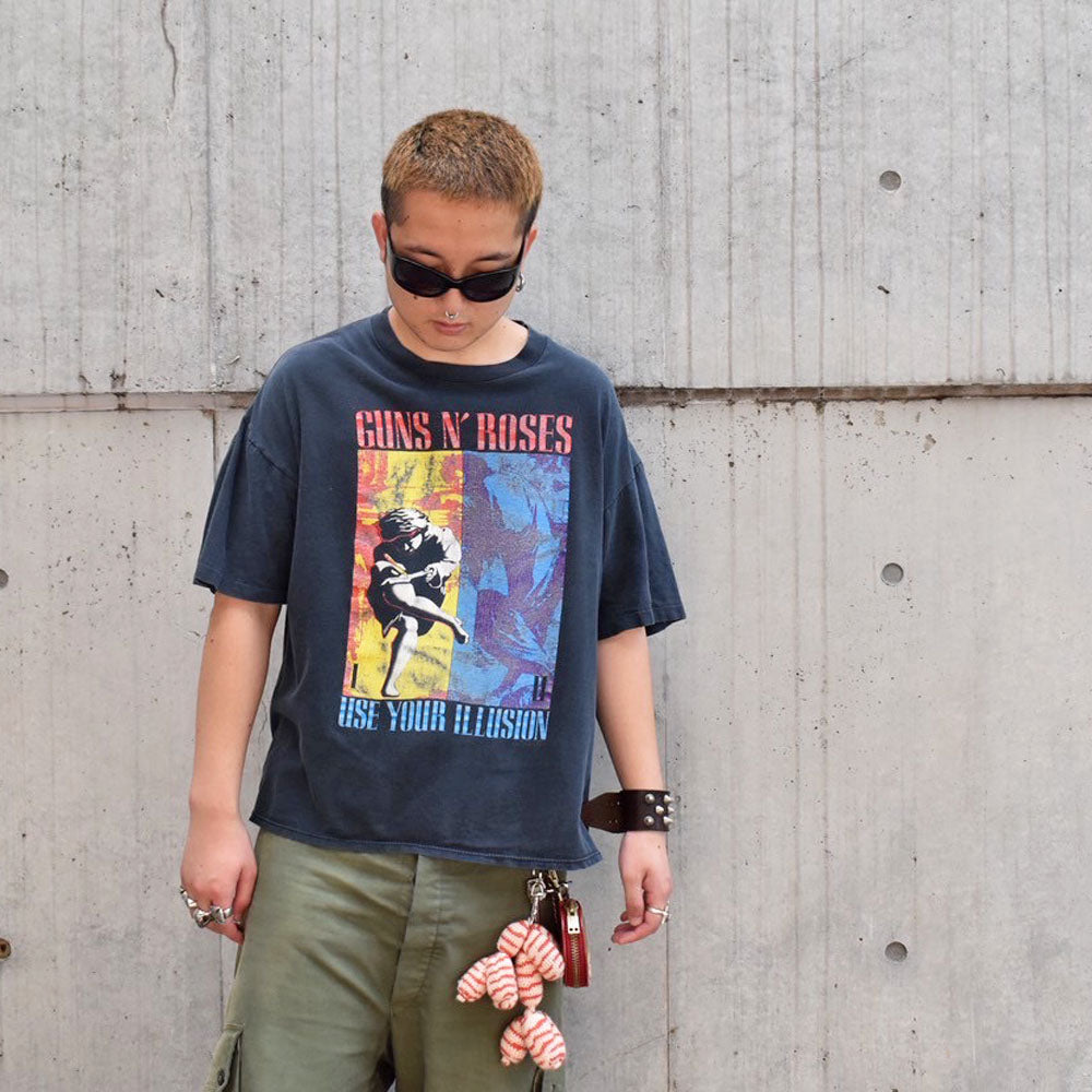 90’s  Guns N’ Roses “Use Your Illusion Tour 1991-1993” ロック Tシャツ USA製 250916