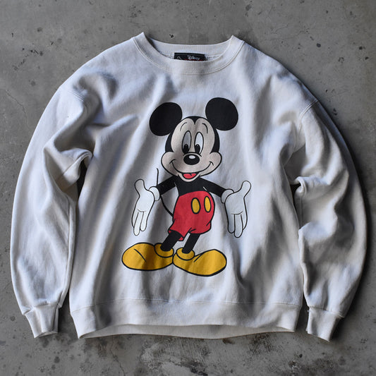 90's Disney ”Mickey Mouse” スウェット USA製 231207