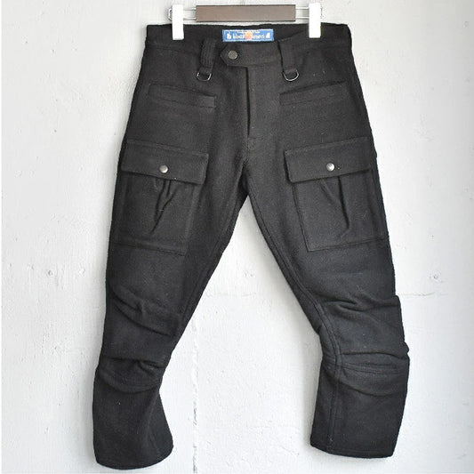 blackmeans 3D silhouette cropped wool pants 945-71tp81-1 240105